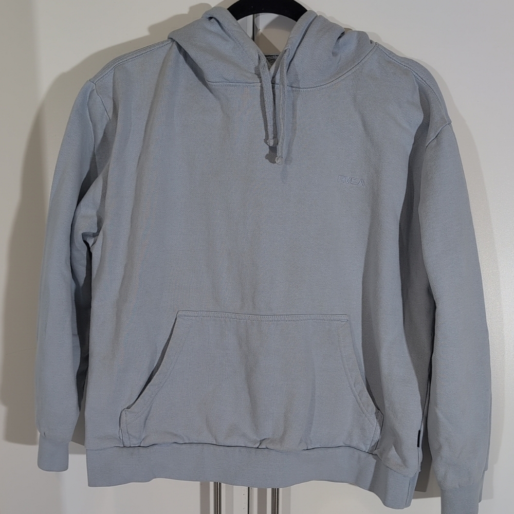 RVCA  Pullover Women's Hoodie Size Small Light Blue